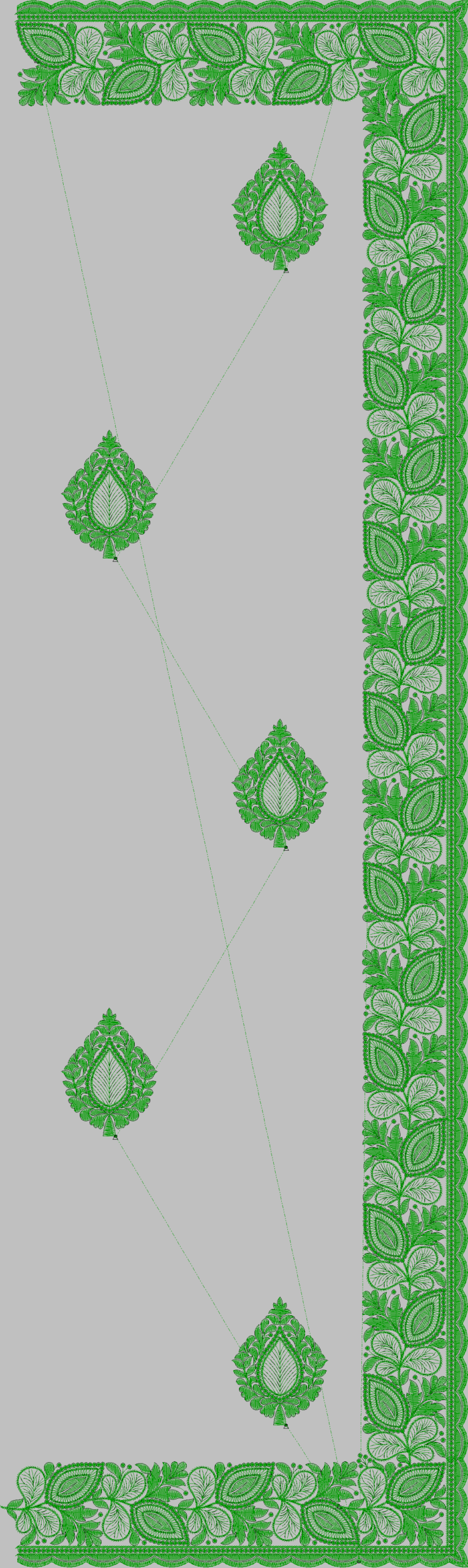 MULTI C PALLU DESIGNS 418