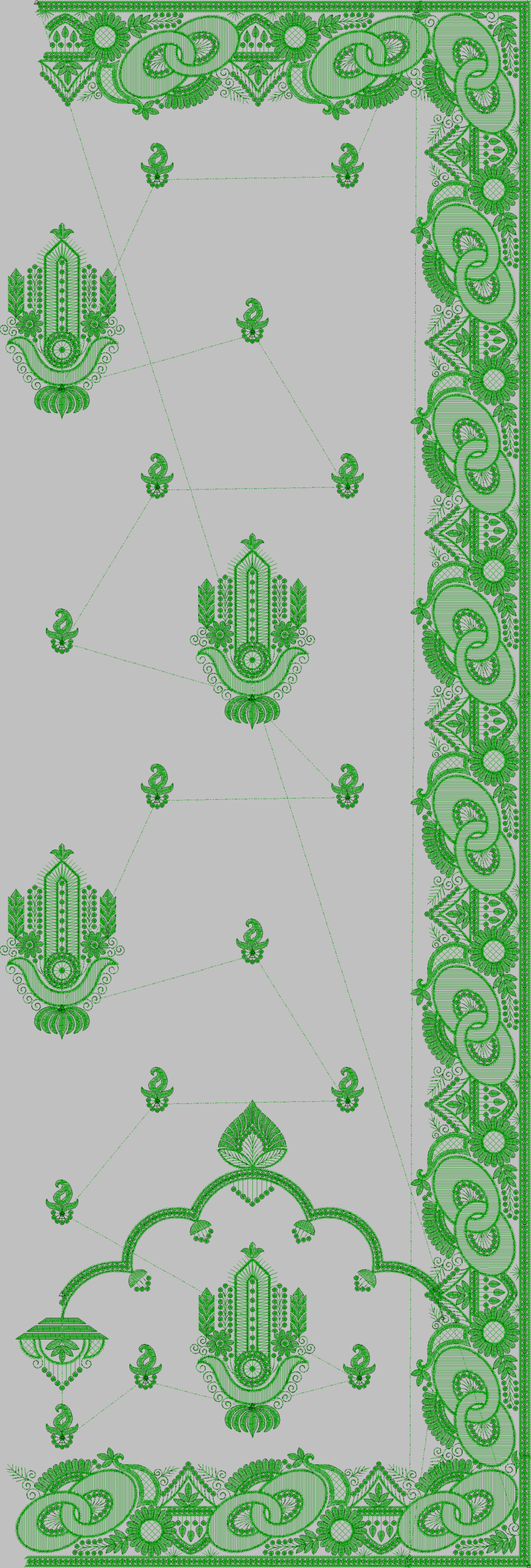MULTI C PALLU DESIGNS 423