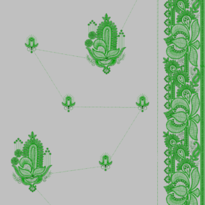 MULTI C PALLU DESIGNS 424