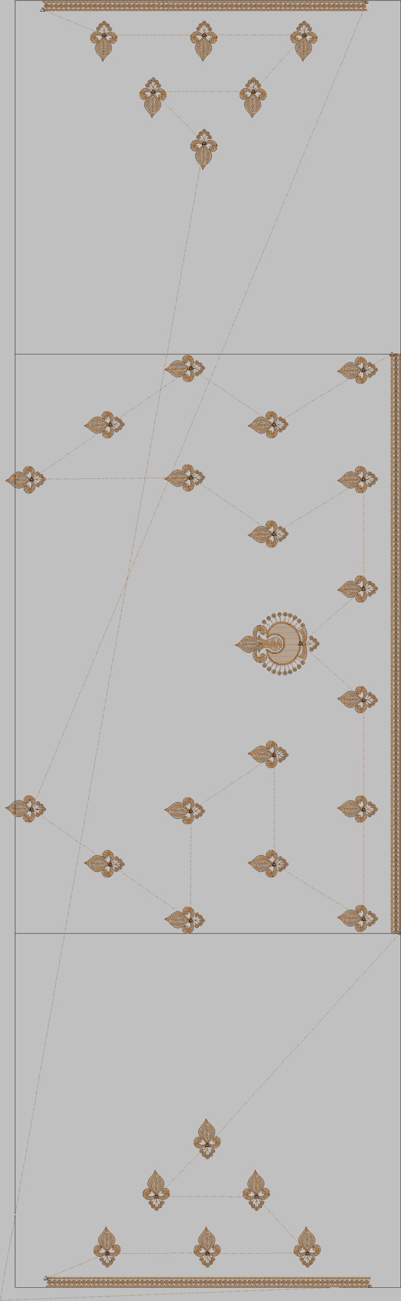 Designer Multi Saree 695 - Image 2