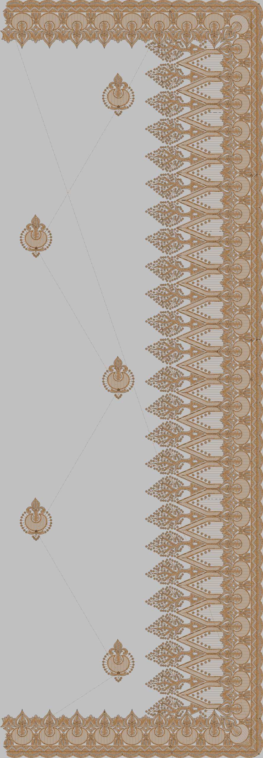 Designer Multi Saree 695