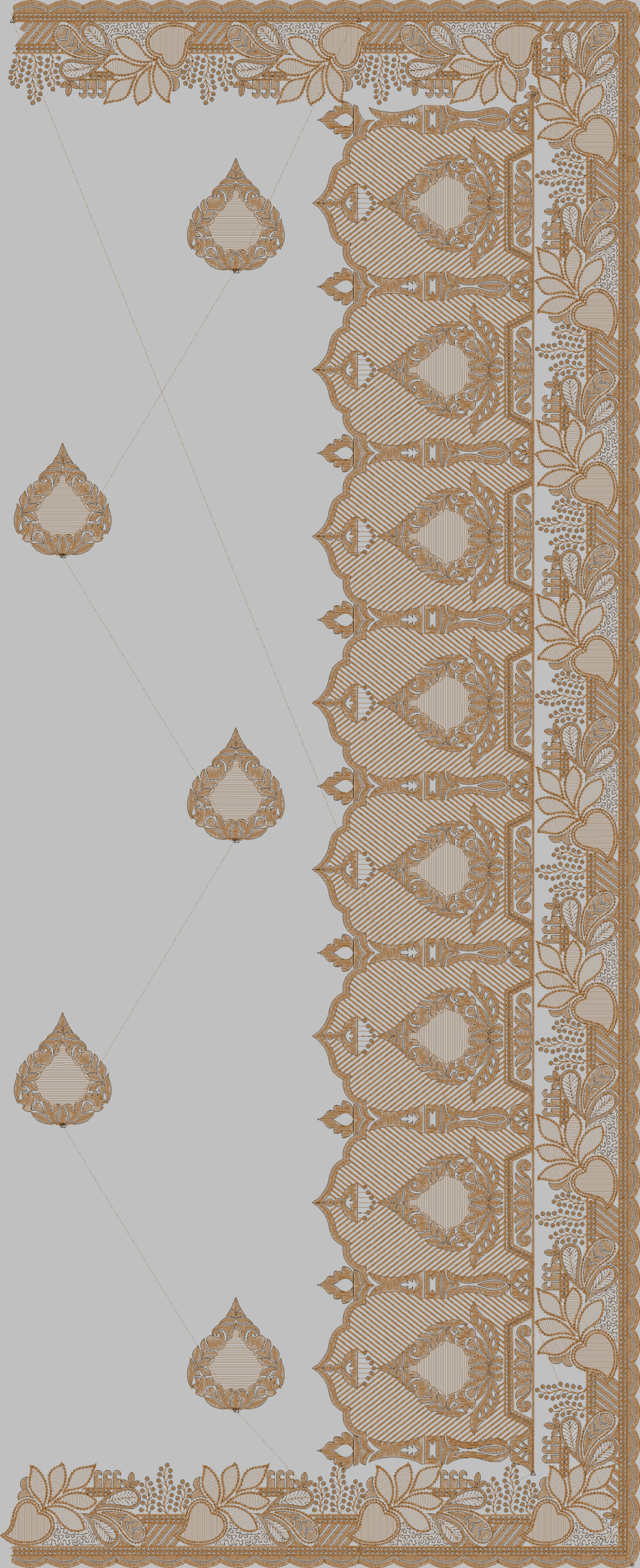 MULTI C PALLU DESIGNS 445