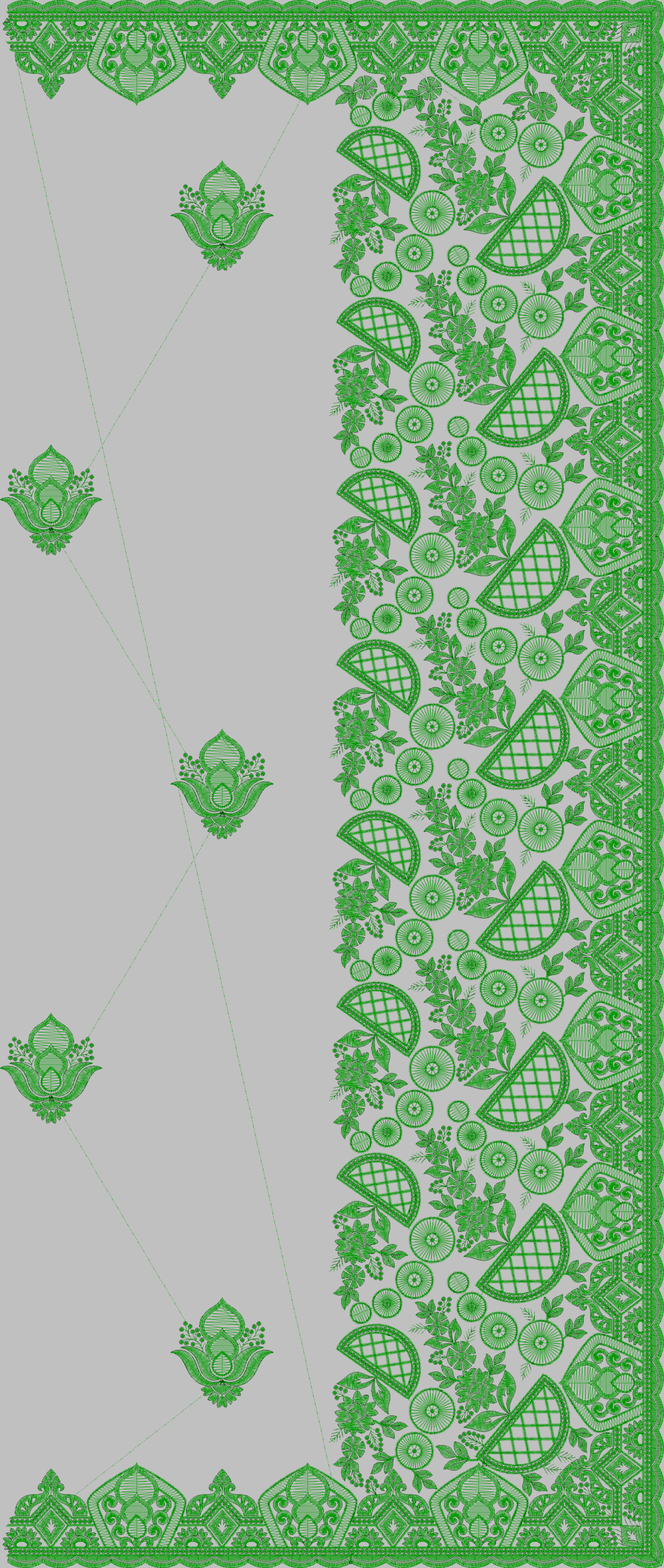 MULTI C PALLU DESIGNS 447