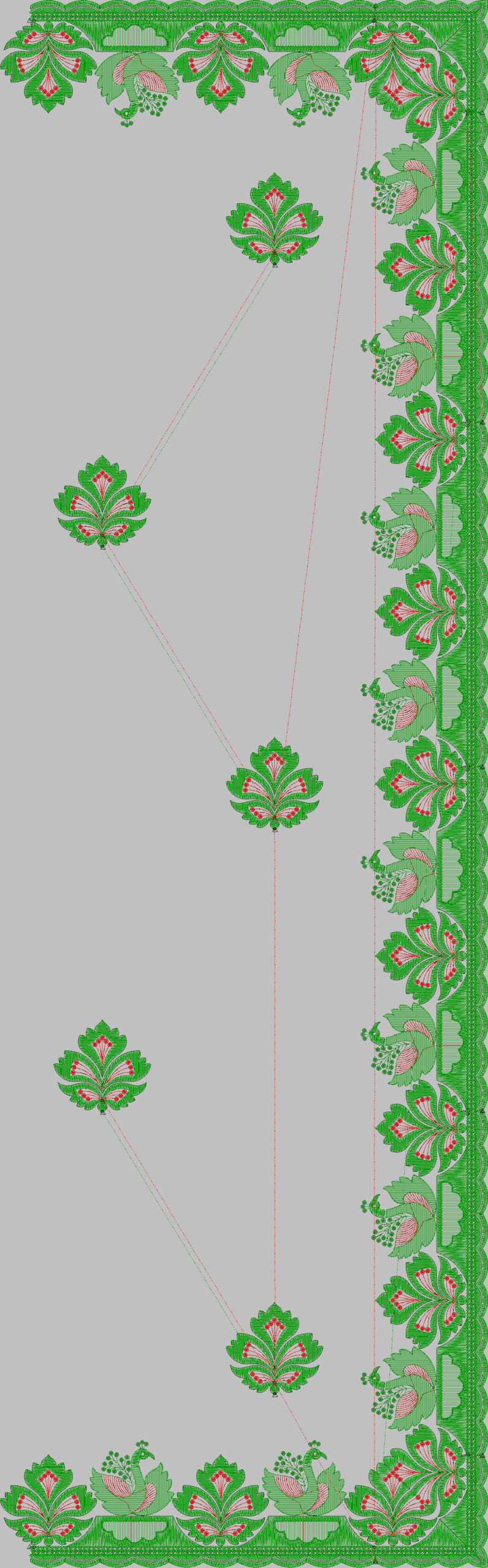 MULTI C PALLU DESIGNS 449
