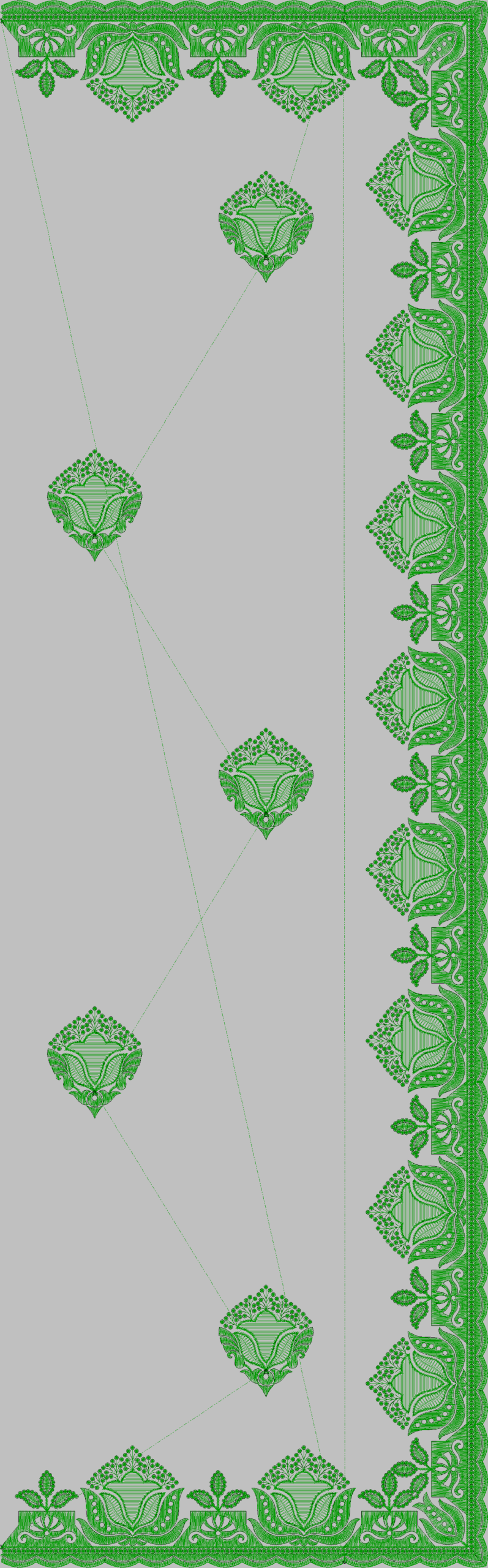 MULTI C PALLU DESIGNS 454