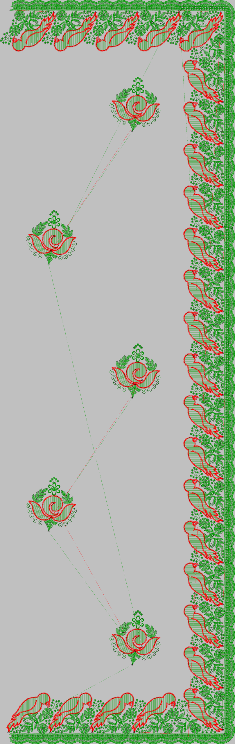 MULTI C PALLU DESIGNS 456