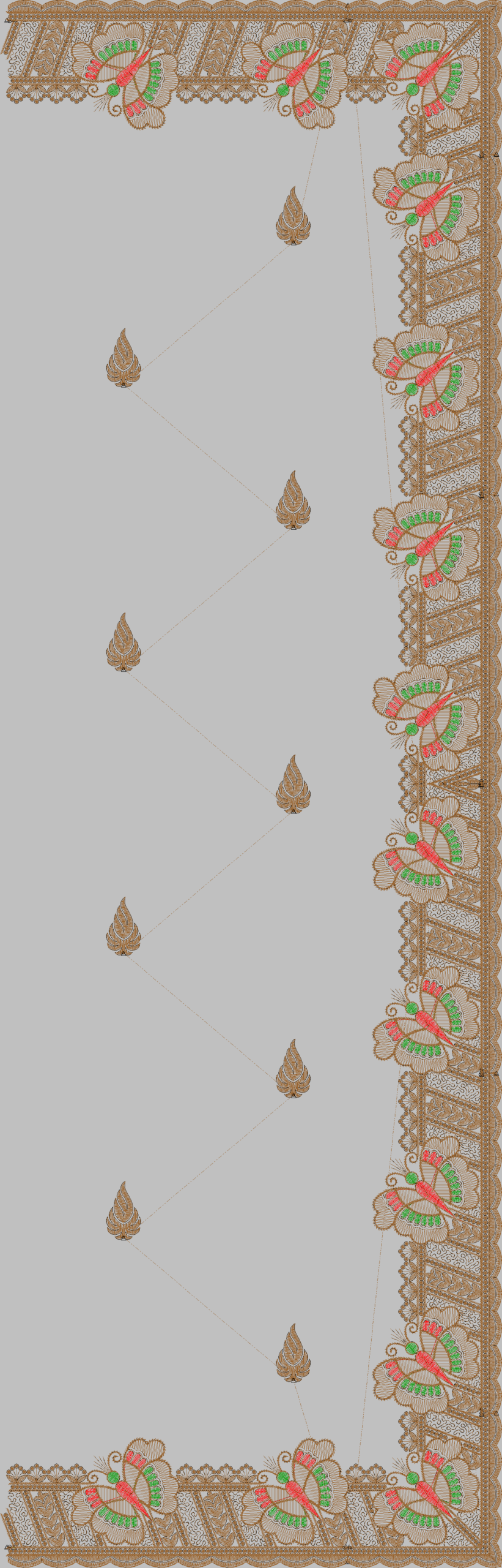 MULTI C PALLU DESIGNS 458