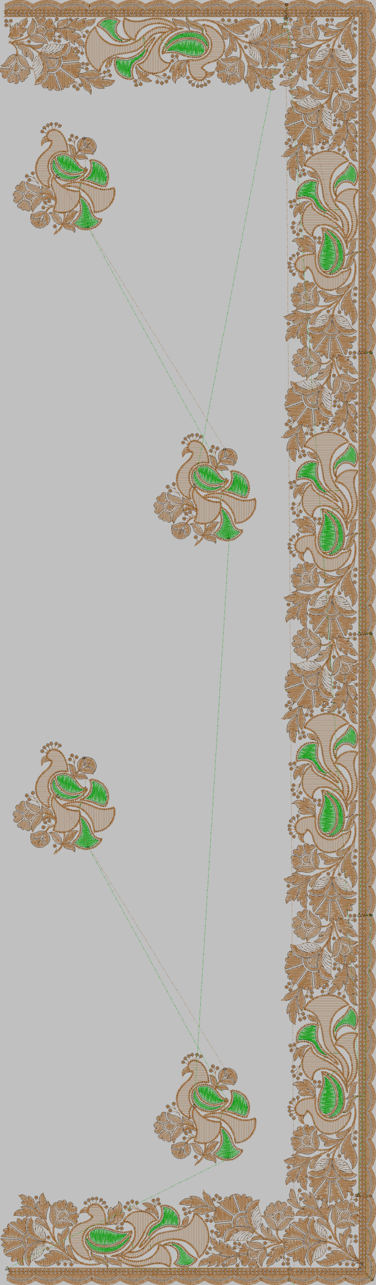 MULTI C PALLU DESIGNS 461