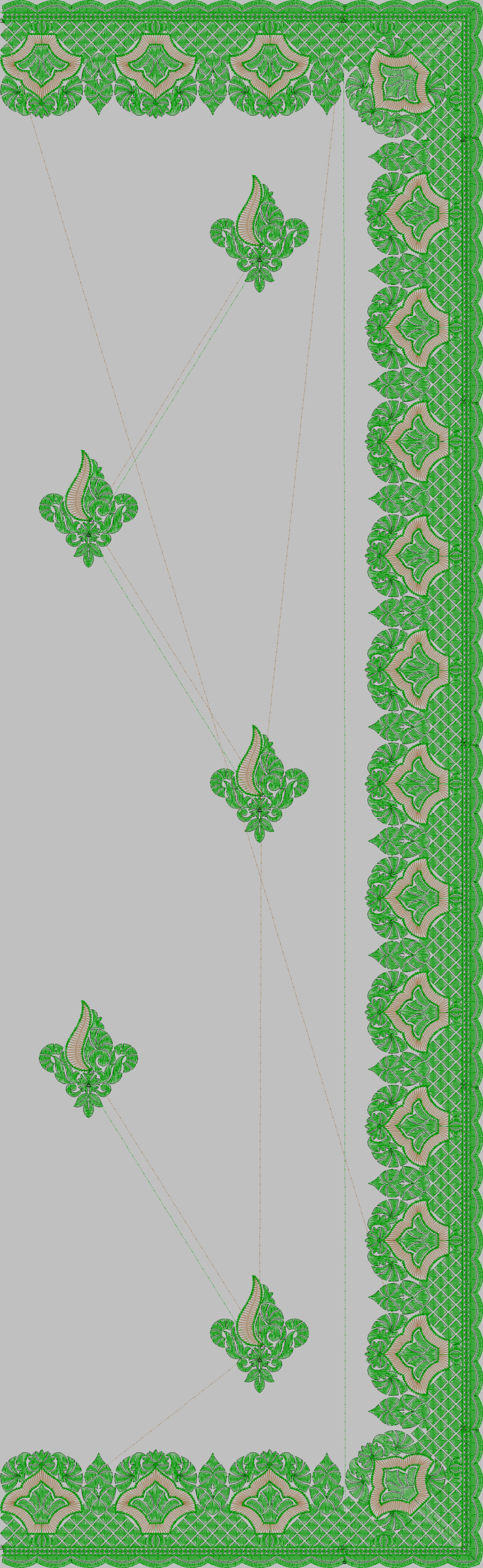 MULTI C PALLU DESIGNS 463