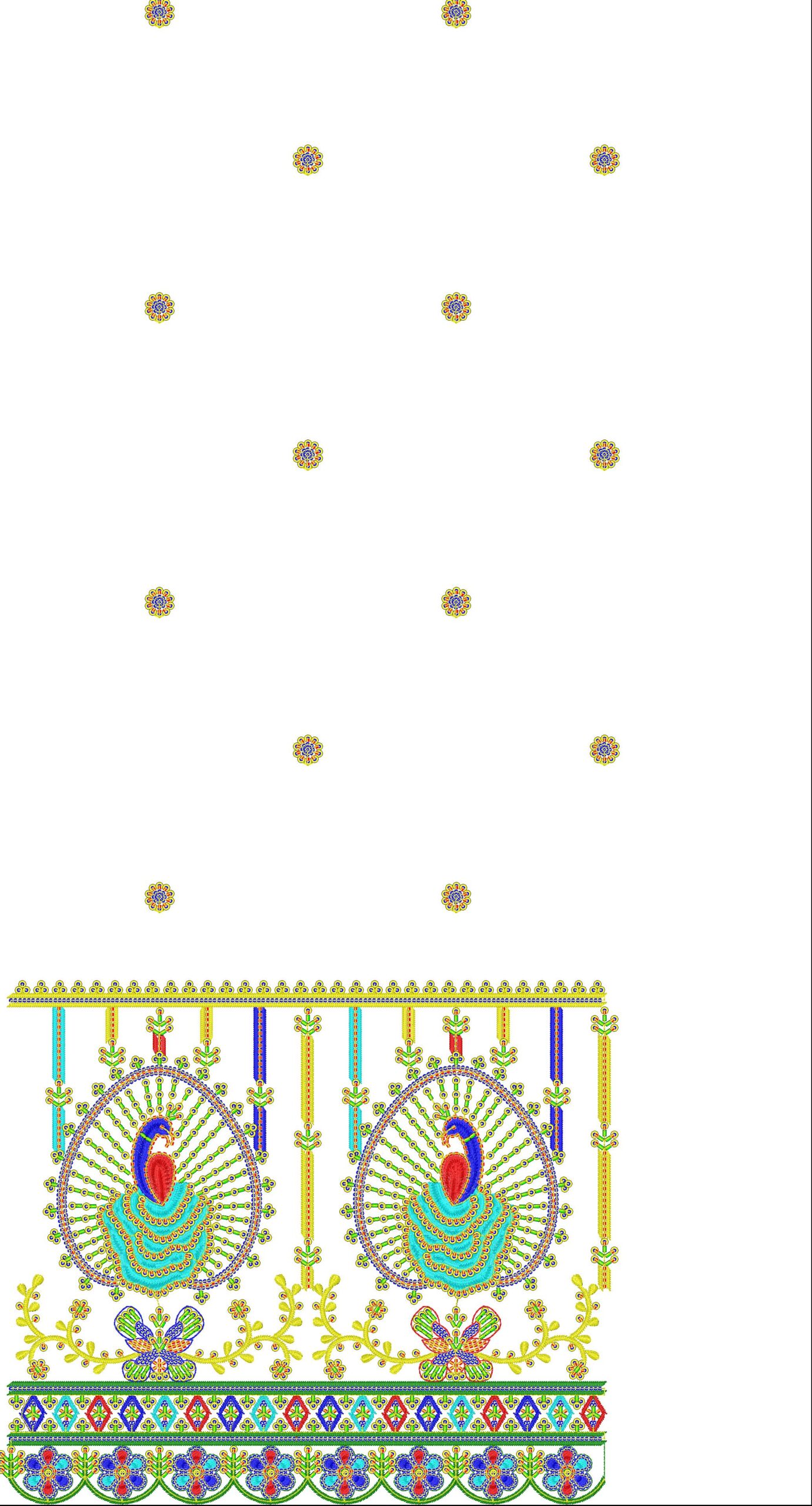 beads all-over design 610