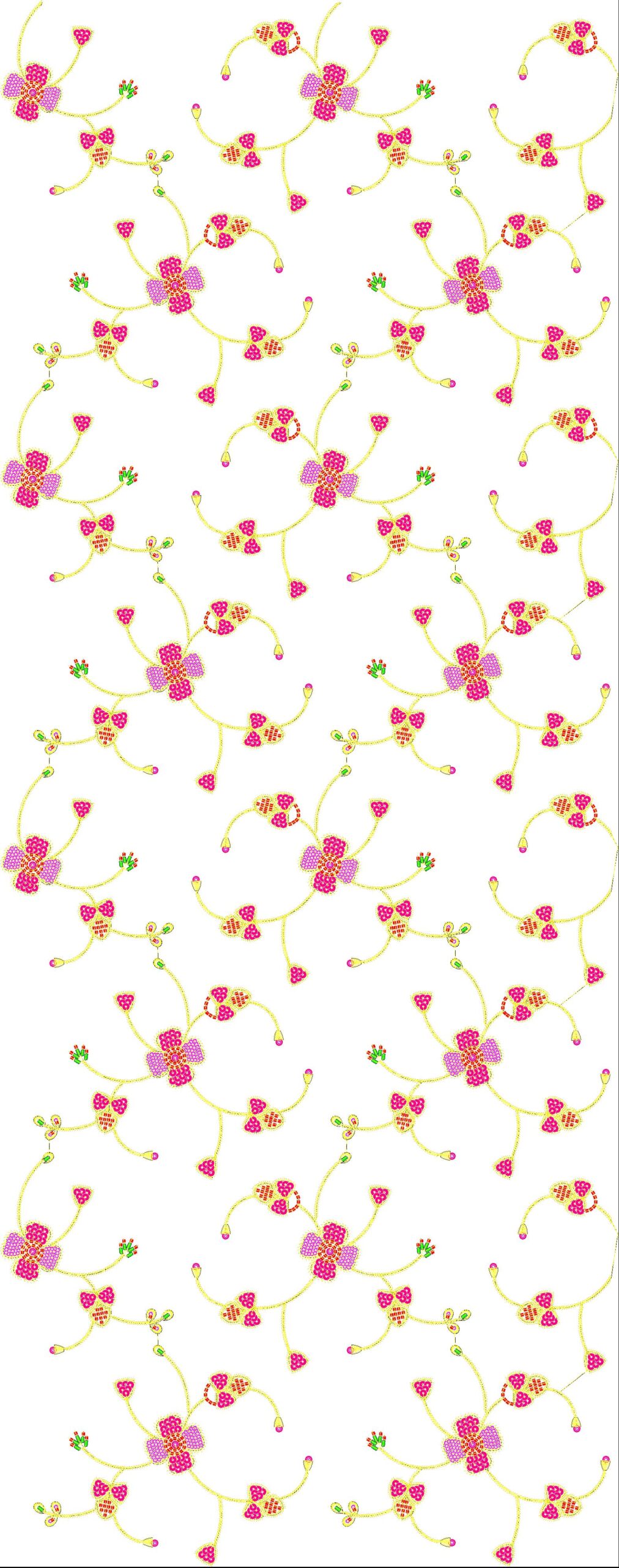 beads all-over design 674
