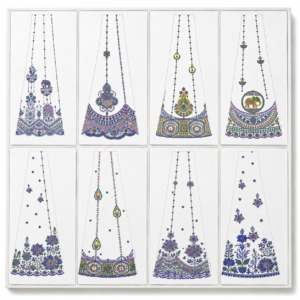 180 Beads Lehenga Kali Designs Only