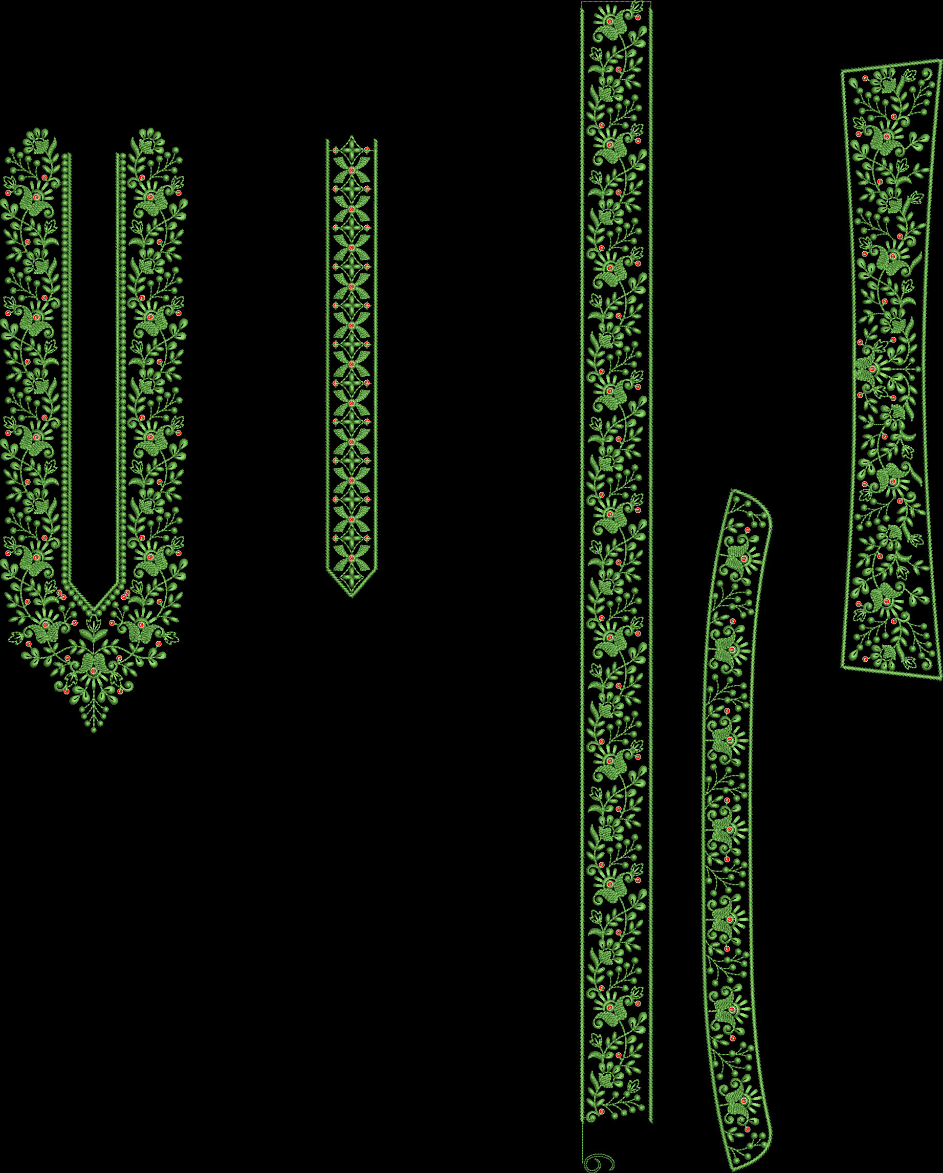 300+ MEN'S KURTA EMB DESIGN BUNDLE - Image 29