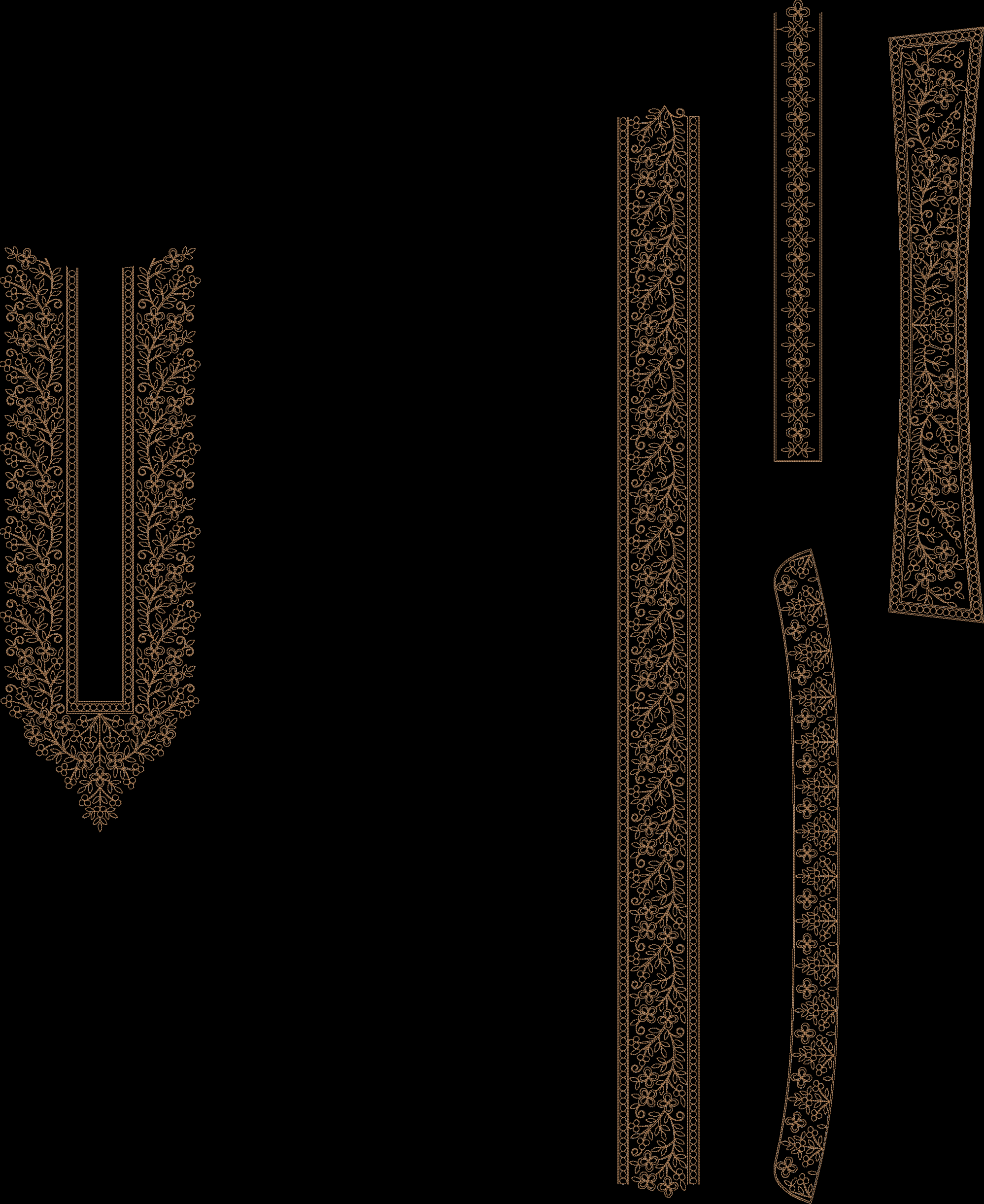 300+ MEN'S KURTA EMB DESIGN BUNDLE - Image 26