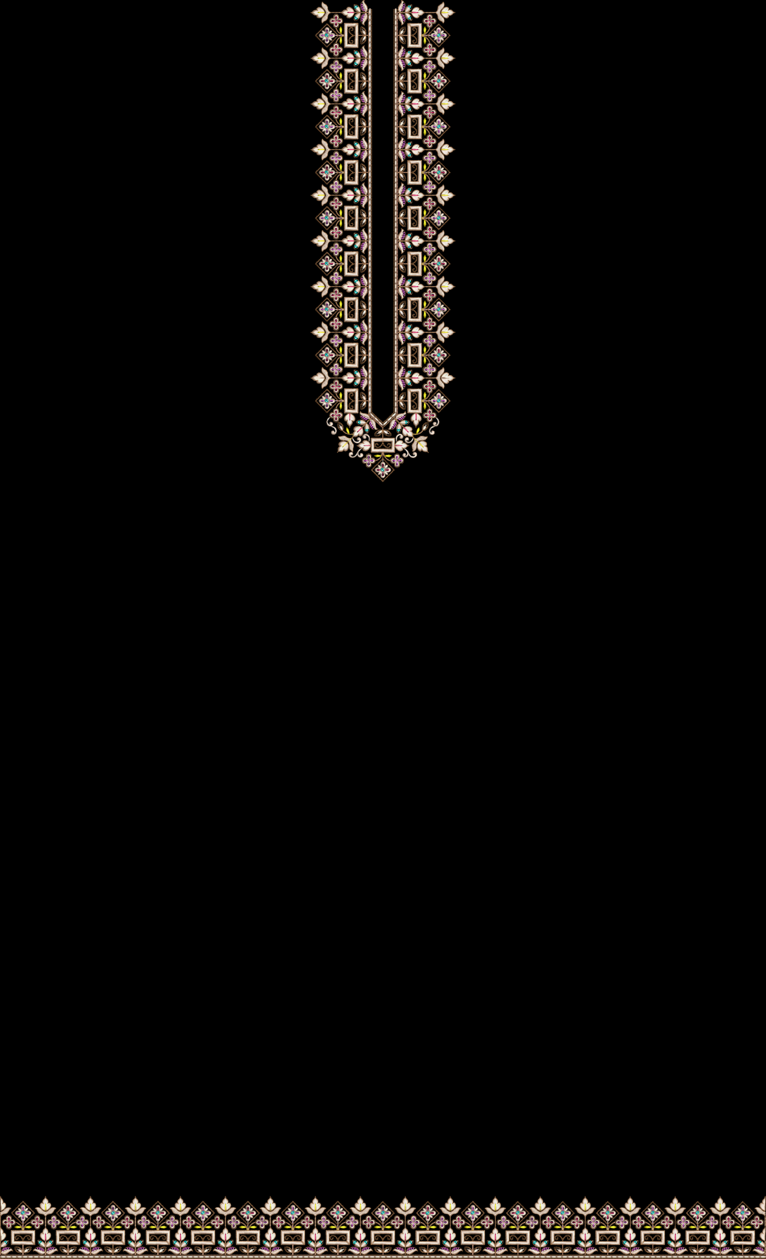 300+ MEN'S KURTA EMB DESIGN BUNDLE - Image 24