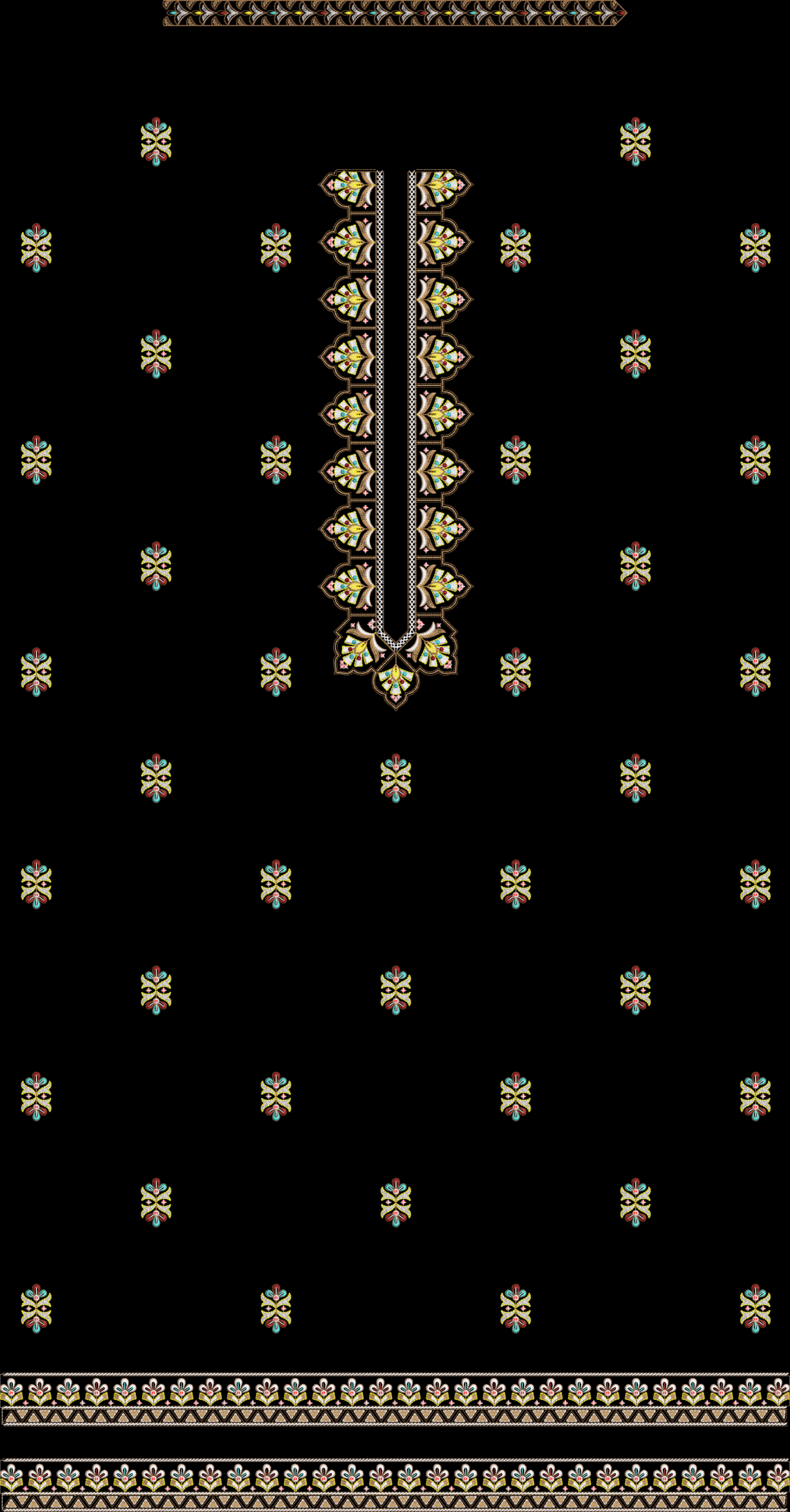 300+ MEN'S KURTA EMB DESIGN BUNDLE - Image 16