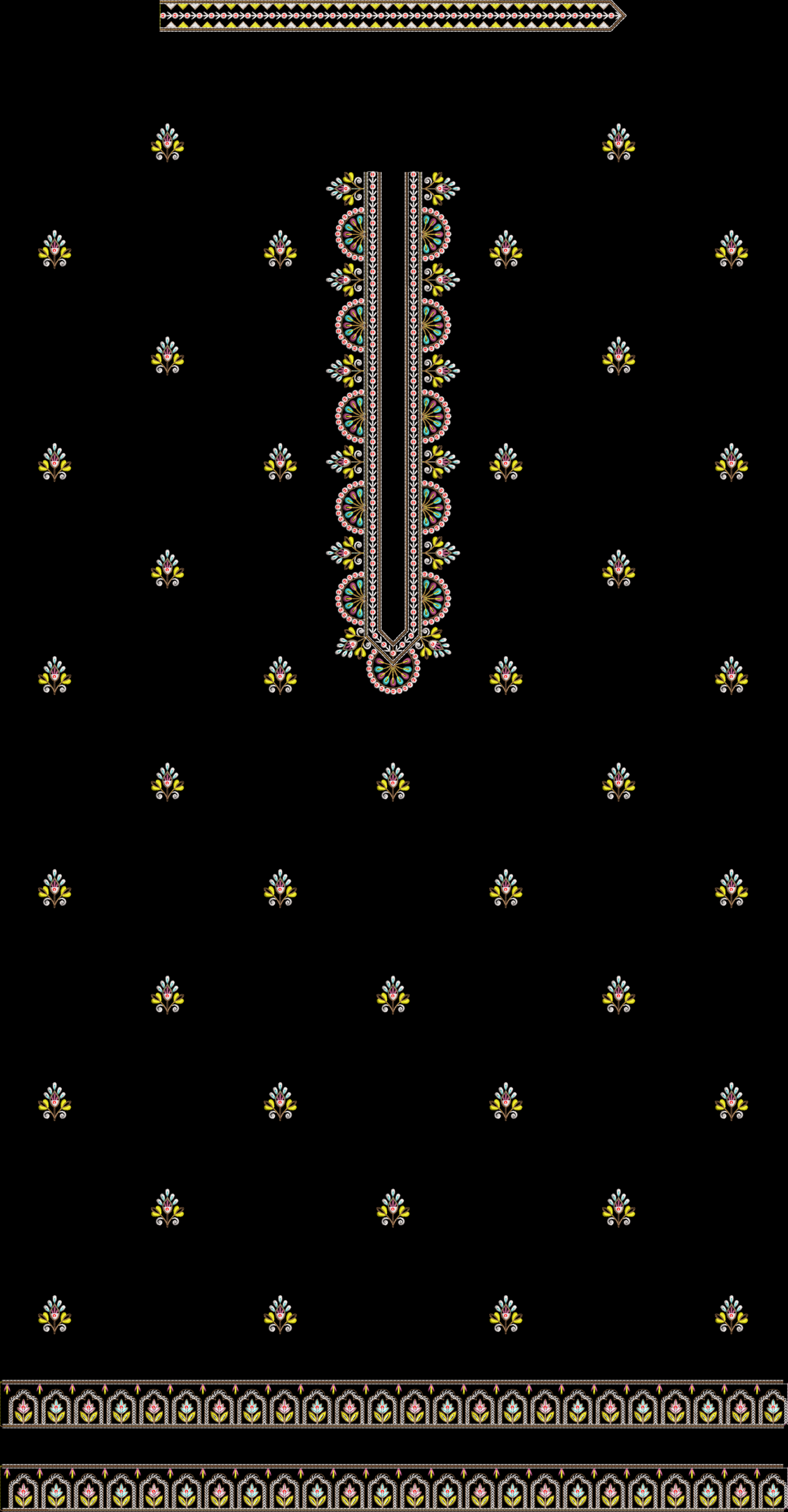 300+ MEN'S KURTA EMB DESIGN BUNDLE - Image 15