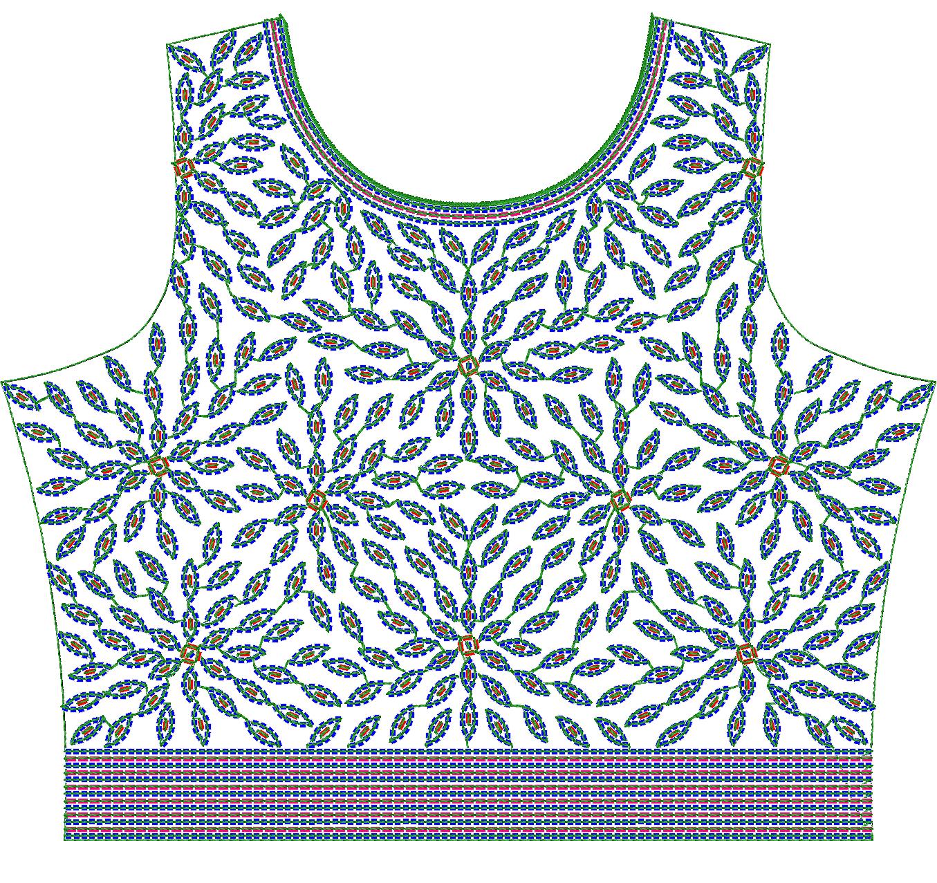 200+ NEW HEAVY BEADS BLOUSE - Image 2