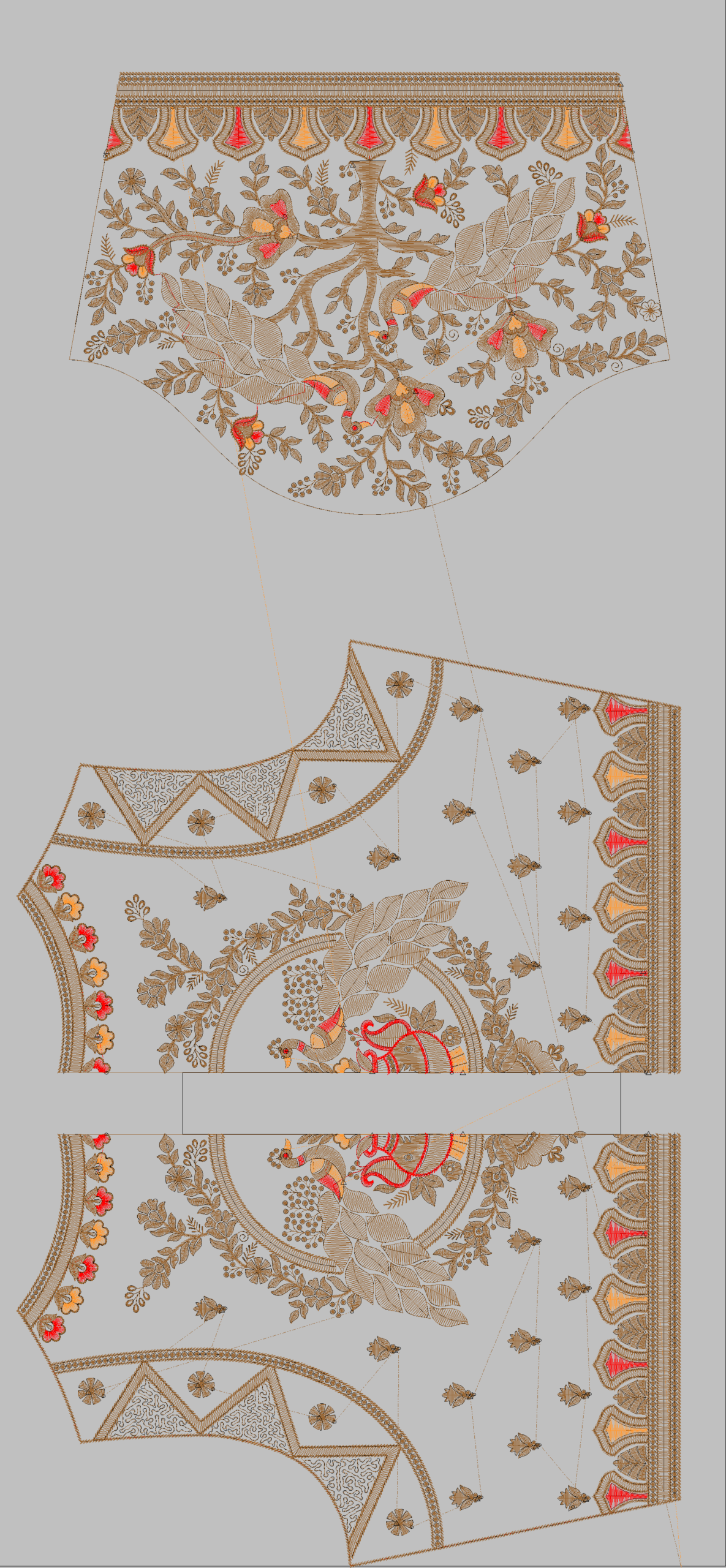 Figure Saree with Farma Blouse 26 - Image 2