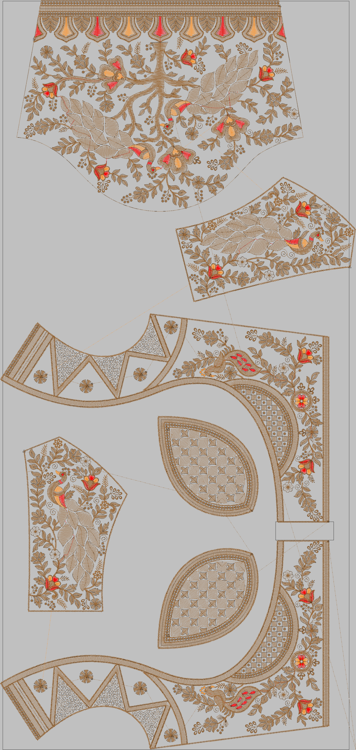 Figure Saree with Farma Blouse 26 - Image 3