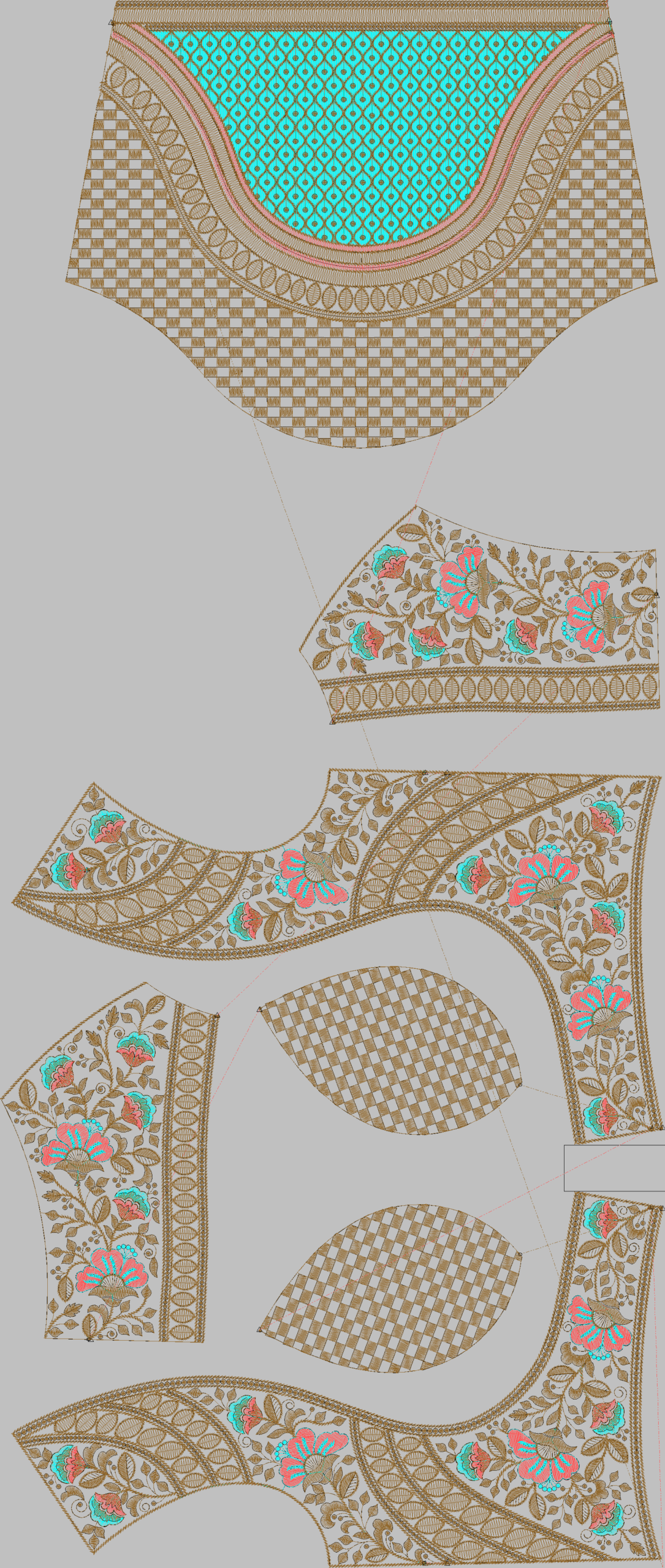 Figure Saree with Farma Blouse 32 - Image 3