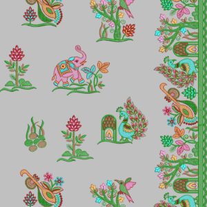 Multi Vantara Designer Saree 34