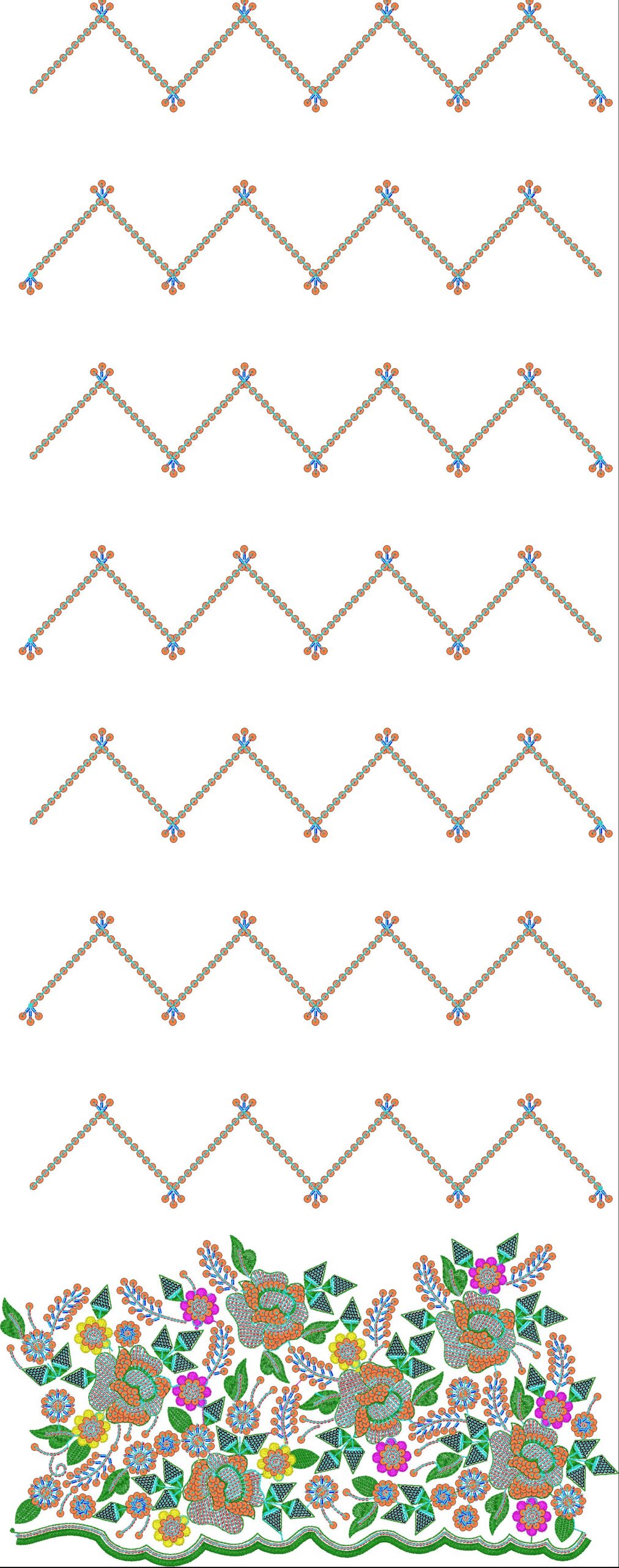 Premium Heavy Beads Top 208